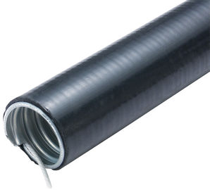 Schwarzer elektrischer Metallschlauch, flexibles gepanzertes Kabel-Rohr 3/8&quot; - 4&quot;