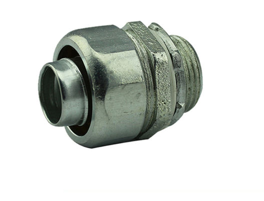 Qualität  Zinc Plated Malleable Iron Fittings 2 Liquid Tight Connector Compact Design usine